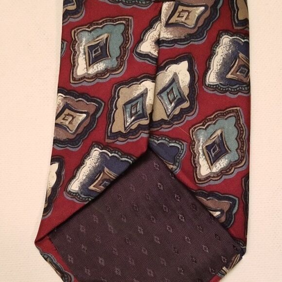 Vintage Monsieur Givenchy silk pattern tie - Picture 3 of 4